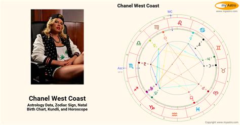 chanel west coast birth chart